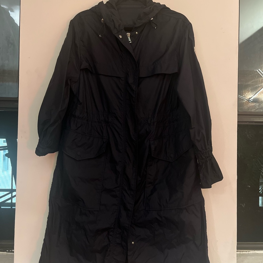 Moncler Black Trench Coat